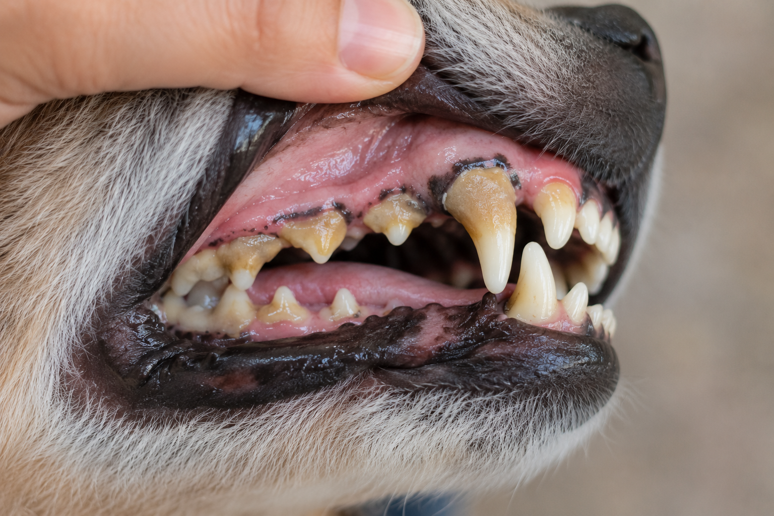 Tandsten hos hunde