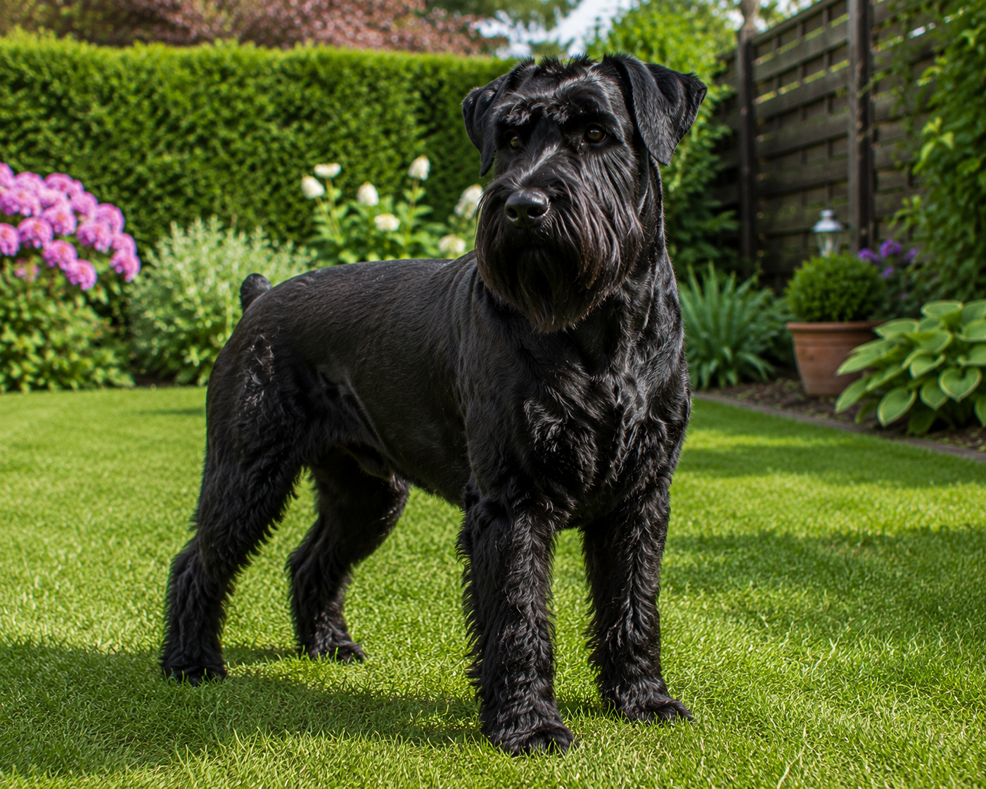 Riesen Schnauzer: raceguide – temperament, pleje, motion og sundhed