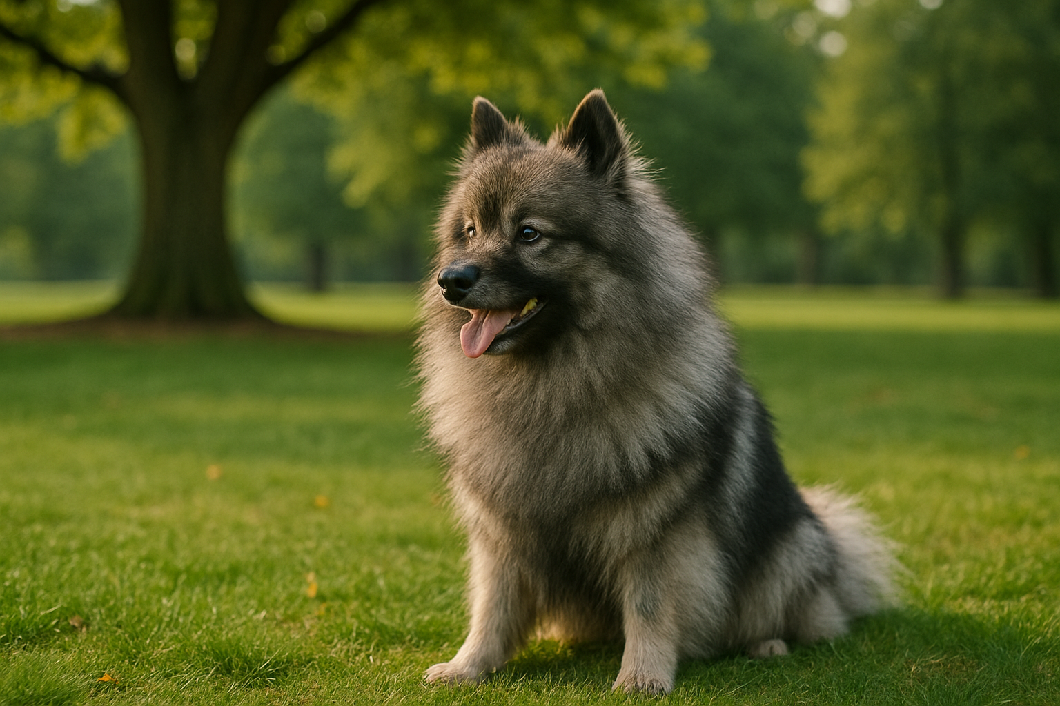 Keeshond (wolfspitz): raceguide – temperament, pleje, motion og sundhed