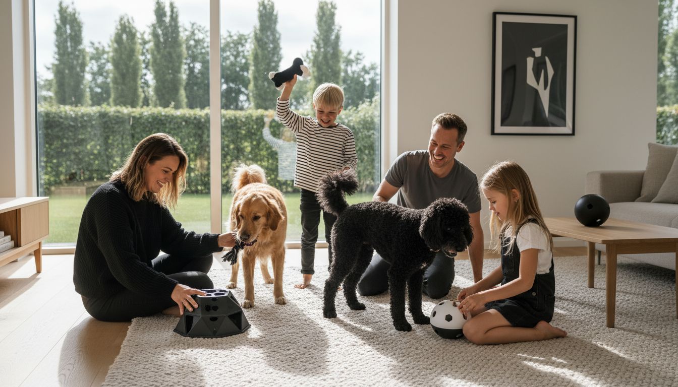 hundelegetøj familie leg