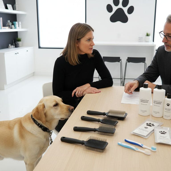 Plejeprodukter til hunde: det din hund har brug for til pels, tænder, kløer og ører