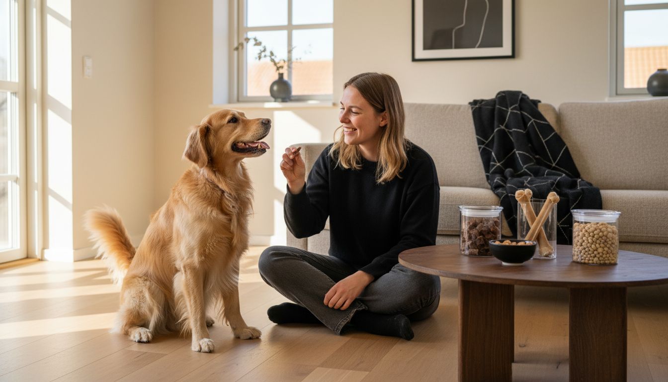 hund godbidder træning