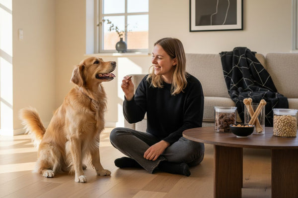 hund godbidder træning