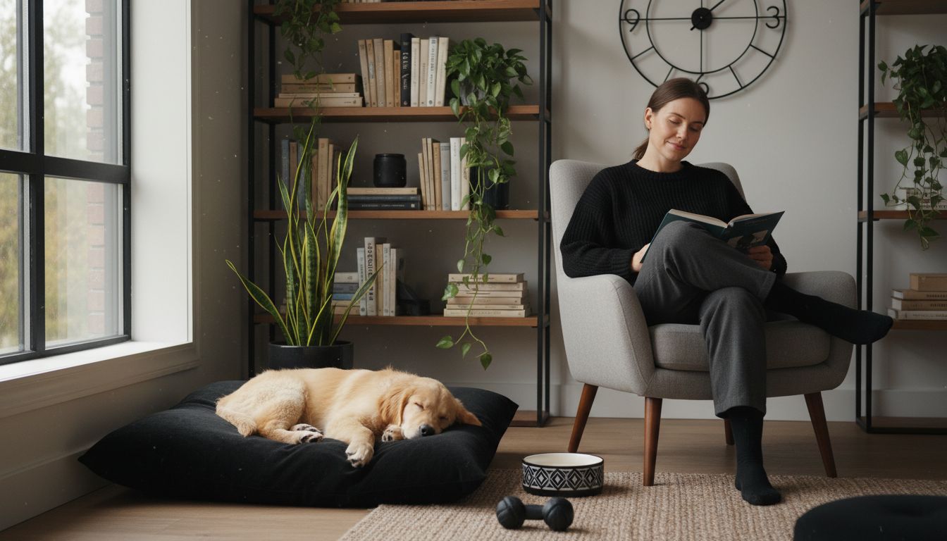 hund trygt hjem miljø