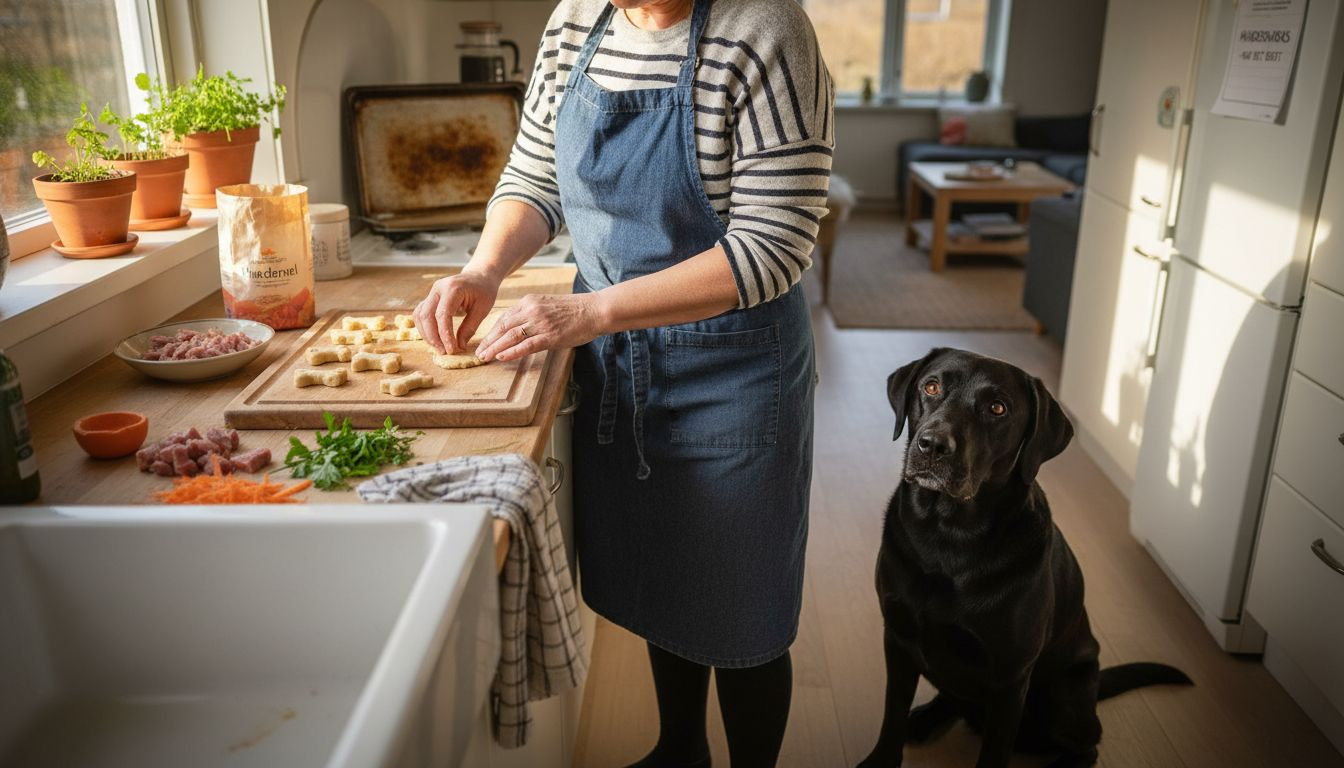 Sådan laver du lækre hundegodbidder i dit eget køkken