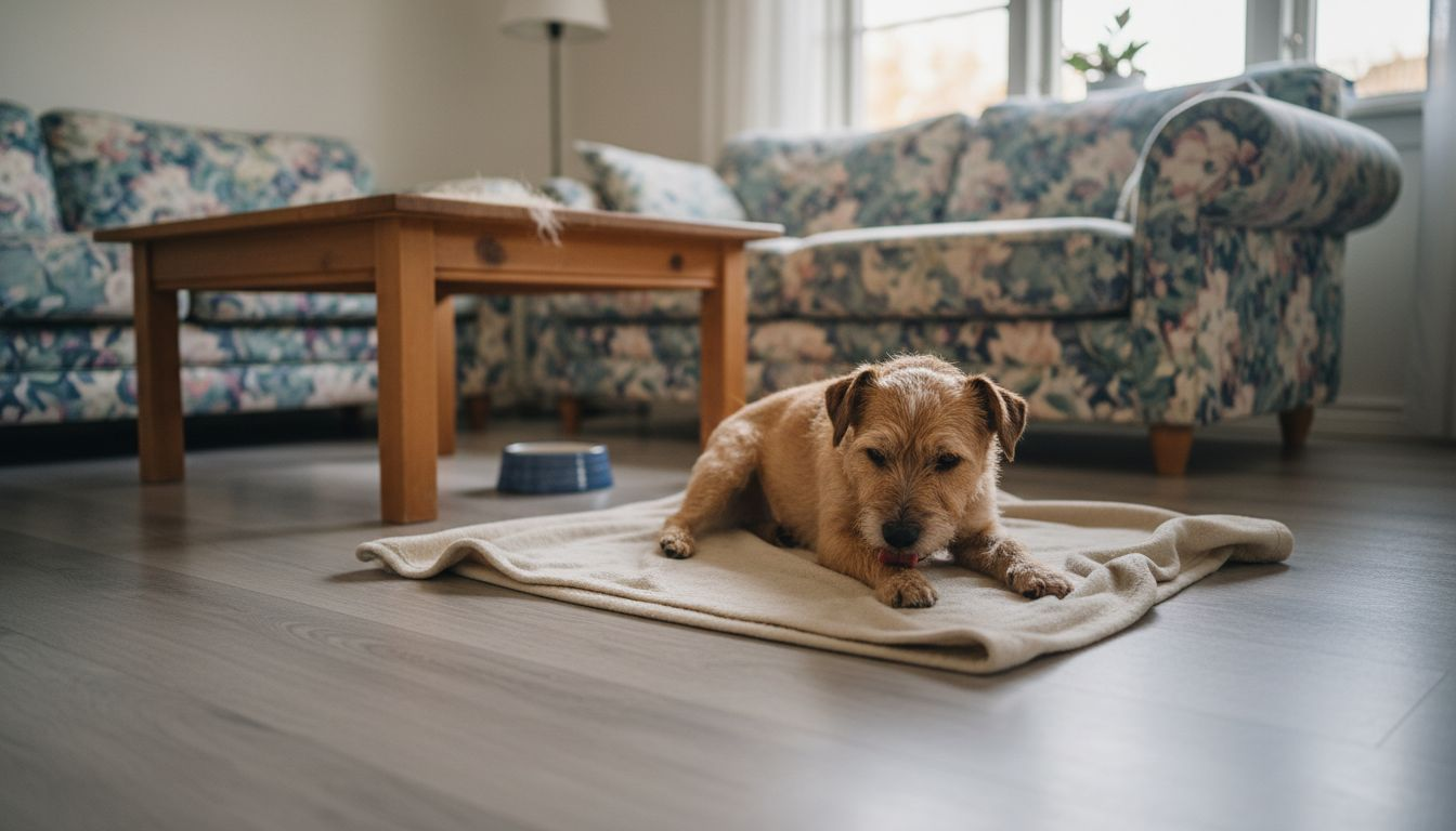 Sådan passer du din hunds poter, hvis den har sart hud