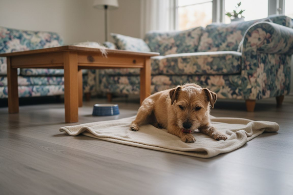 Sådan passer du din hunds poter, hvis den har sart hud