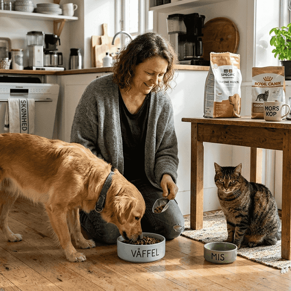 Gradvist foderskifte: Undgå fordøjelsesproblemer hos hund og kat