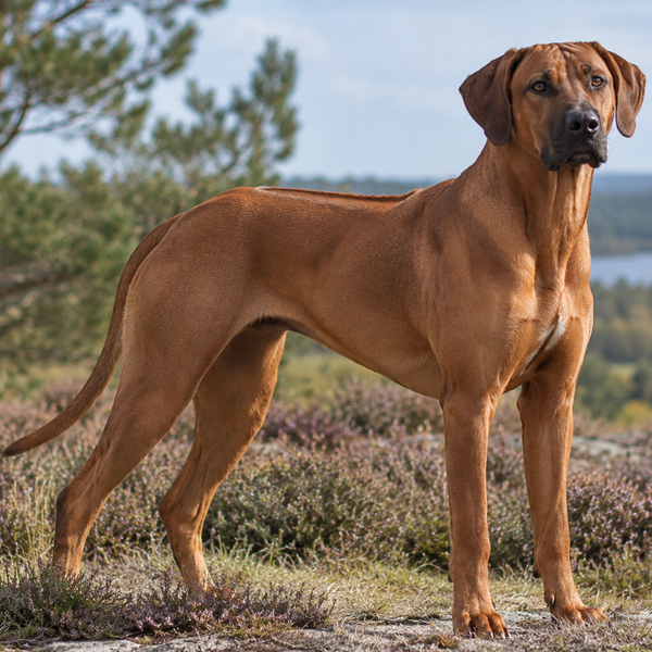 Rhodesian Ridgeback: raceguide – temperament, pleje, motion og sundhed