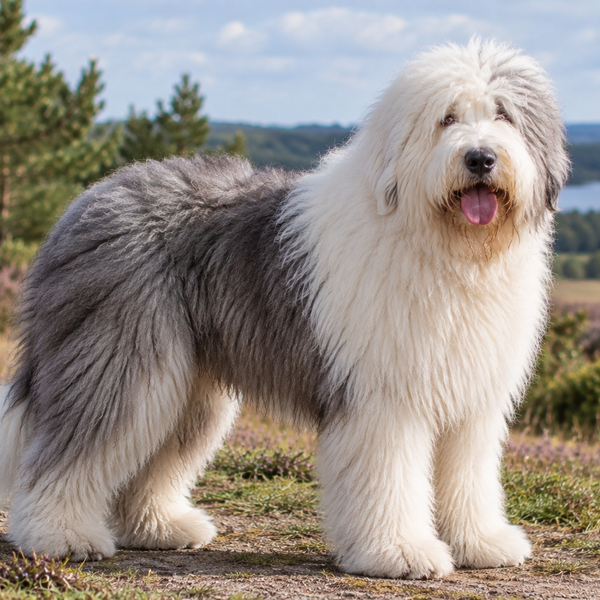 Old English Sheepdog: raceguide – temperament, pleje, motion og sundhed