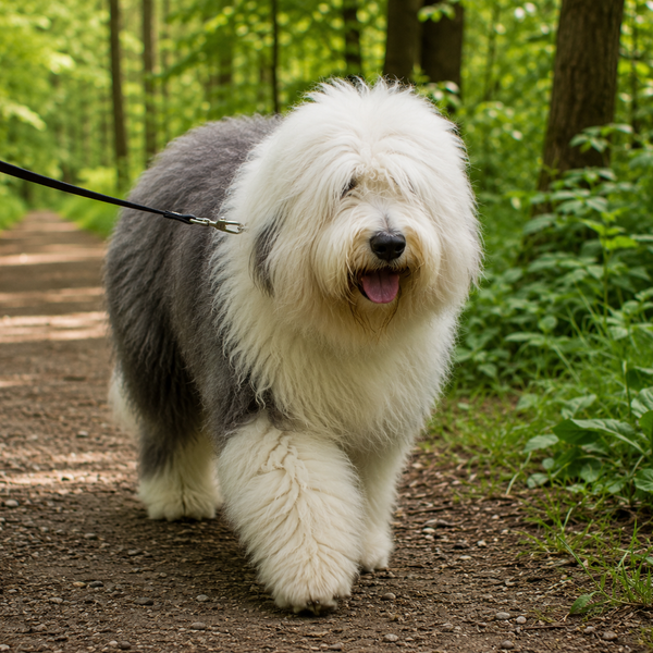 Old English Sheepdog: raceguide – temperament, pleje, motion og sundhed