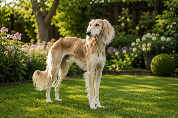 Saluki: raceguide – temperament, pleje, motion og sundhed