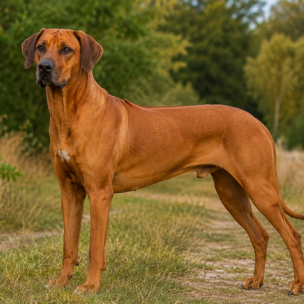 Rhodesian Ridgeback: raceguide – temperament, pleje, motion og sundhed