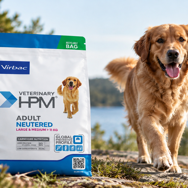 Virbac hundefoder: Veterinary HPM og alternativer til raske hunde