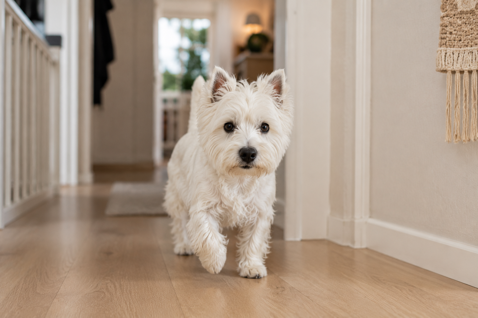 West Highland White Terrier: raceguide – temperament, pleje, motion og sundhed