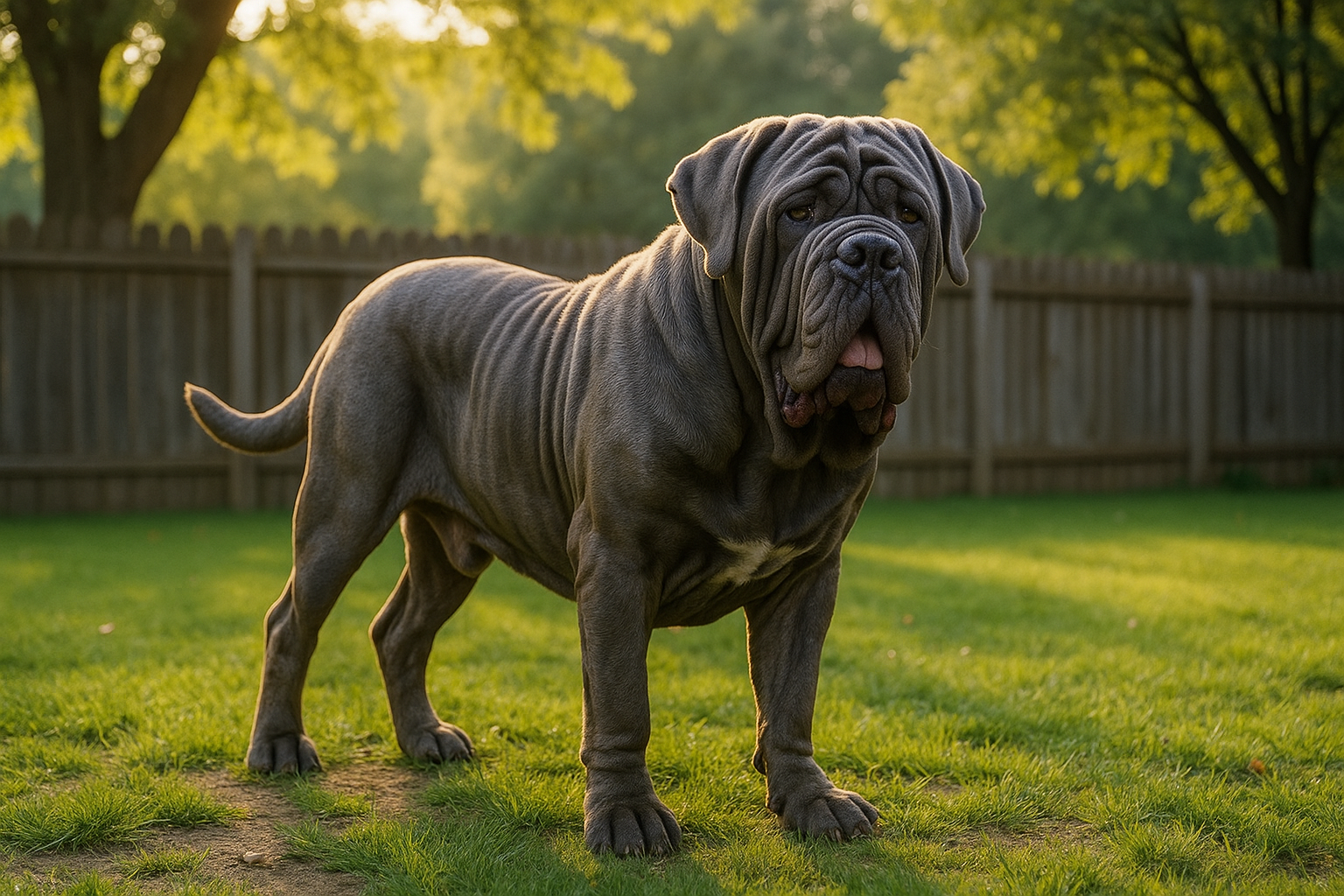 Napolitansk Mastiff: raceguide – temperament, pleje, motion og sundhed