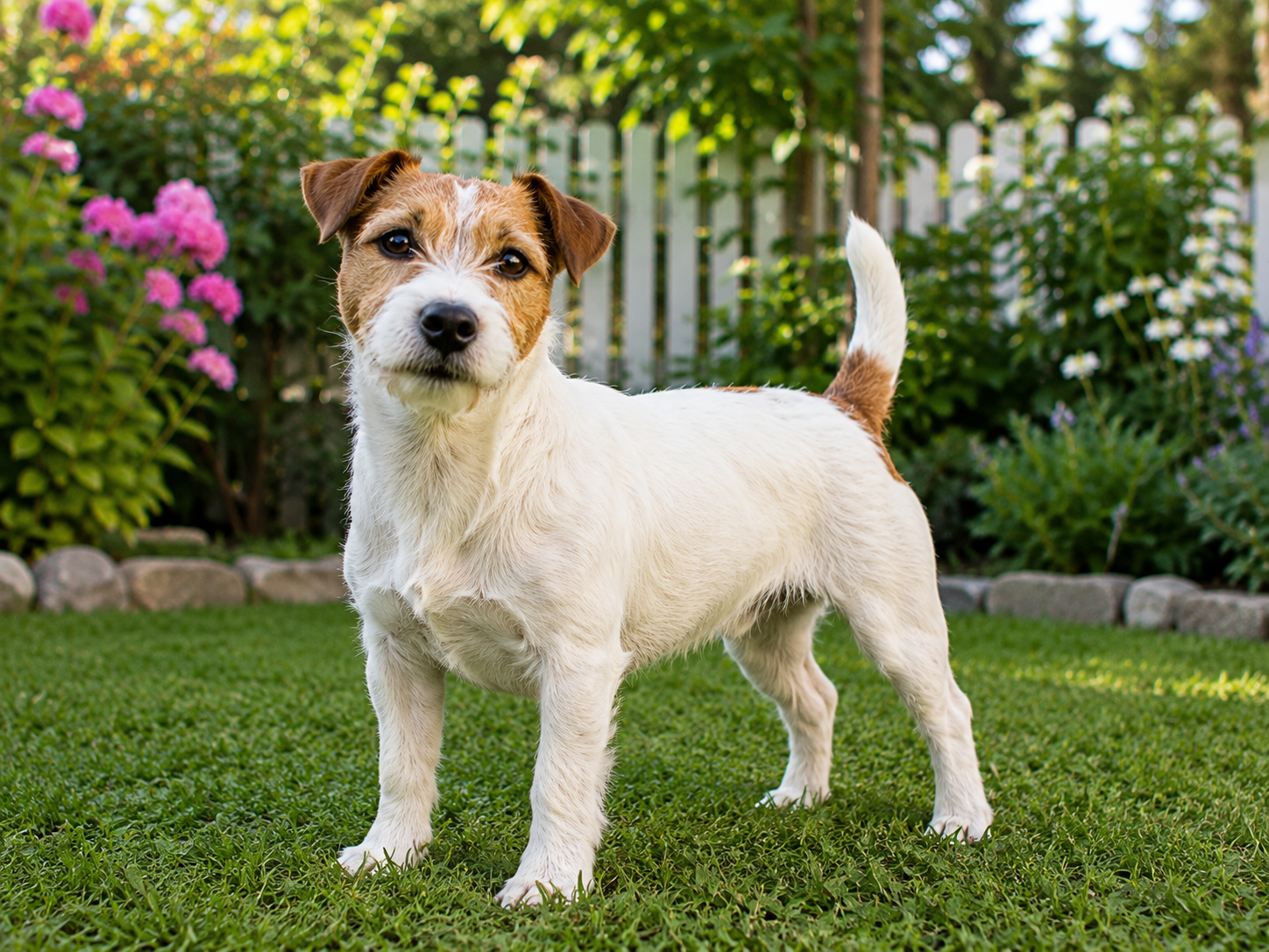 Parson Russell Terrier: raceguide – temperament, pleje, motion og sundhed