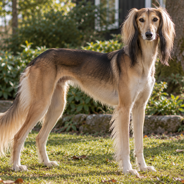 Saluki: raceguide – temperament, pleje, motion og sundhed