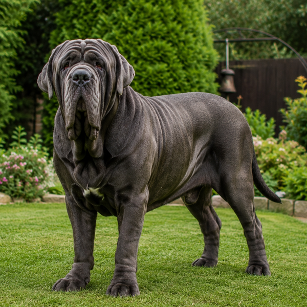 Napolitansk Mastiff: raceguide – temperament, pleje, motion og sundhed