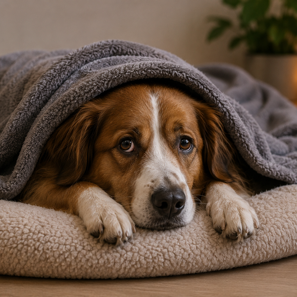 Stresset hund: tegn, årsager og sådan hjælper du den