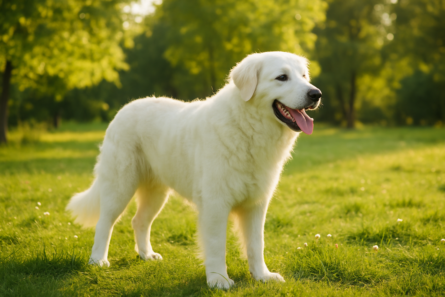 Kuvasz: raceguide – temperament, pleje, motion og sundhed