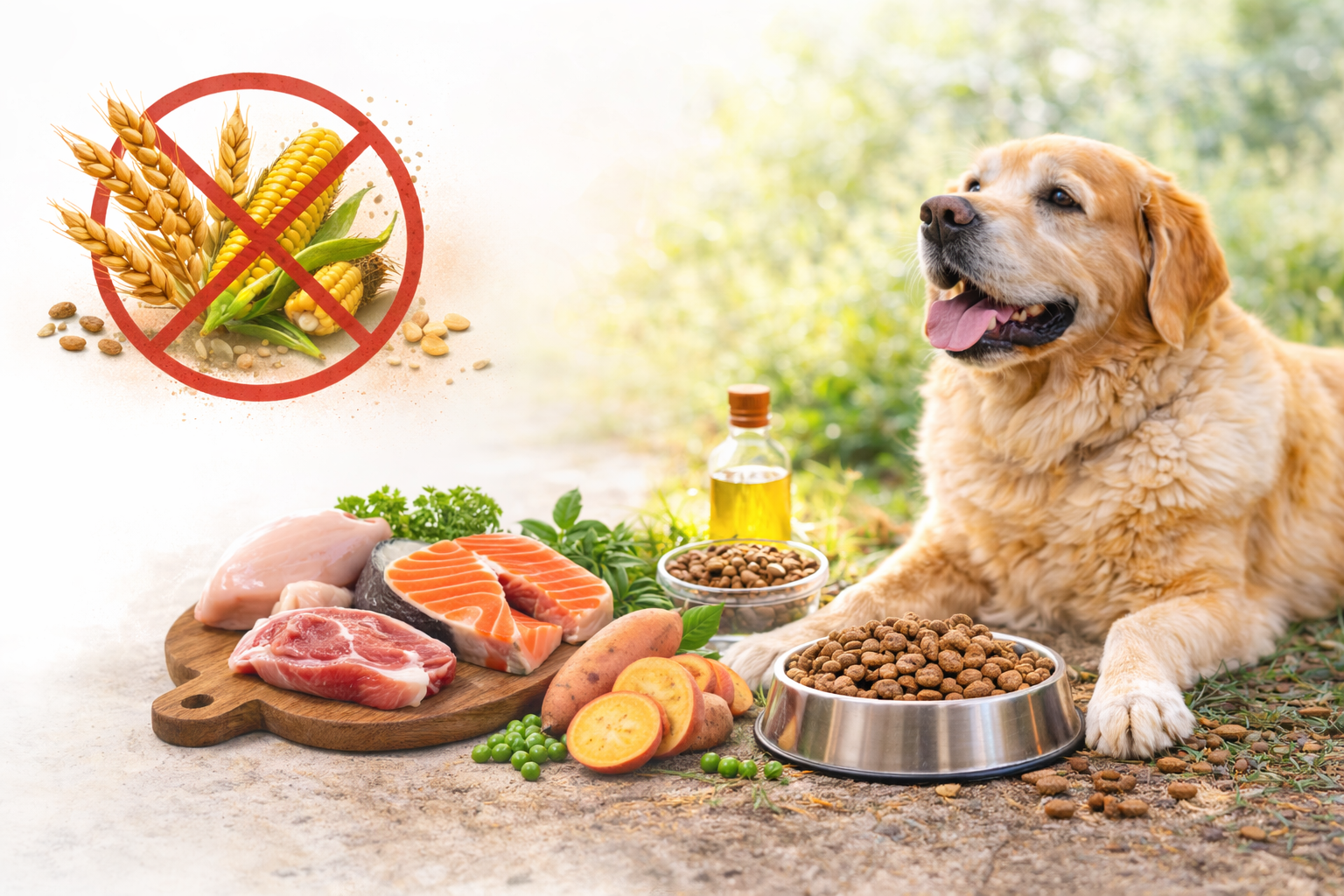 Kornfrit hundefoder