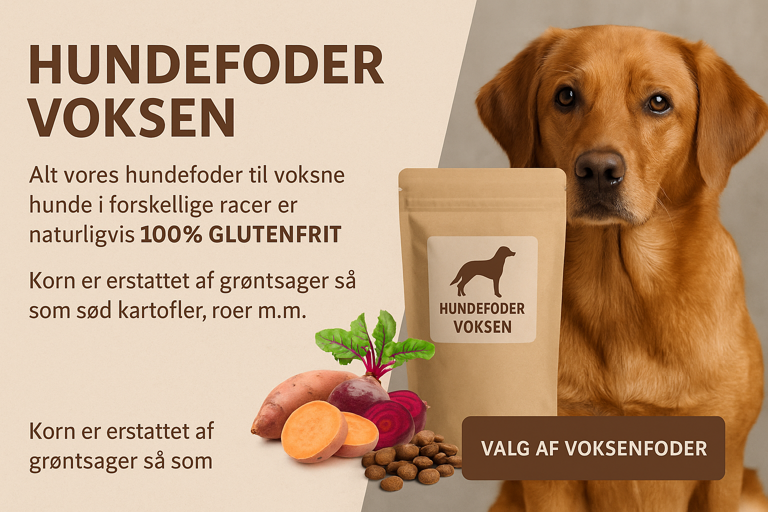 Voksen hundefoder