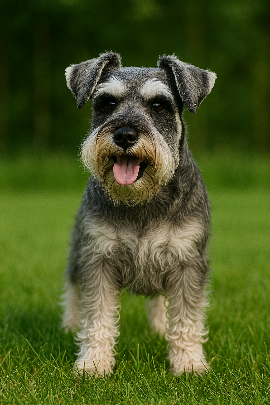 Miniature Schnauzer (Dværgschnauzer): raceguide – temperament, pleje, motion og sundhed