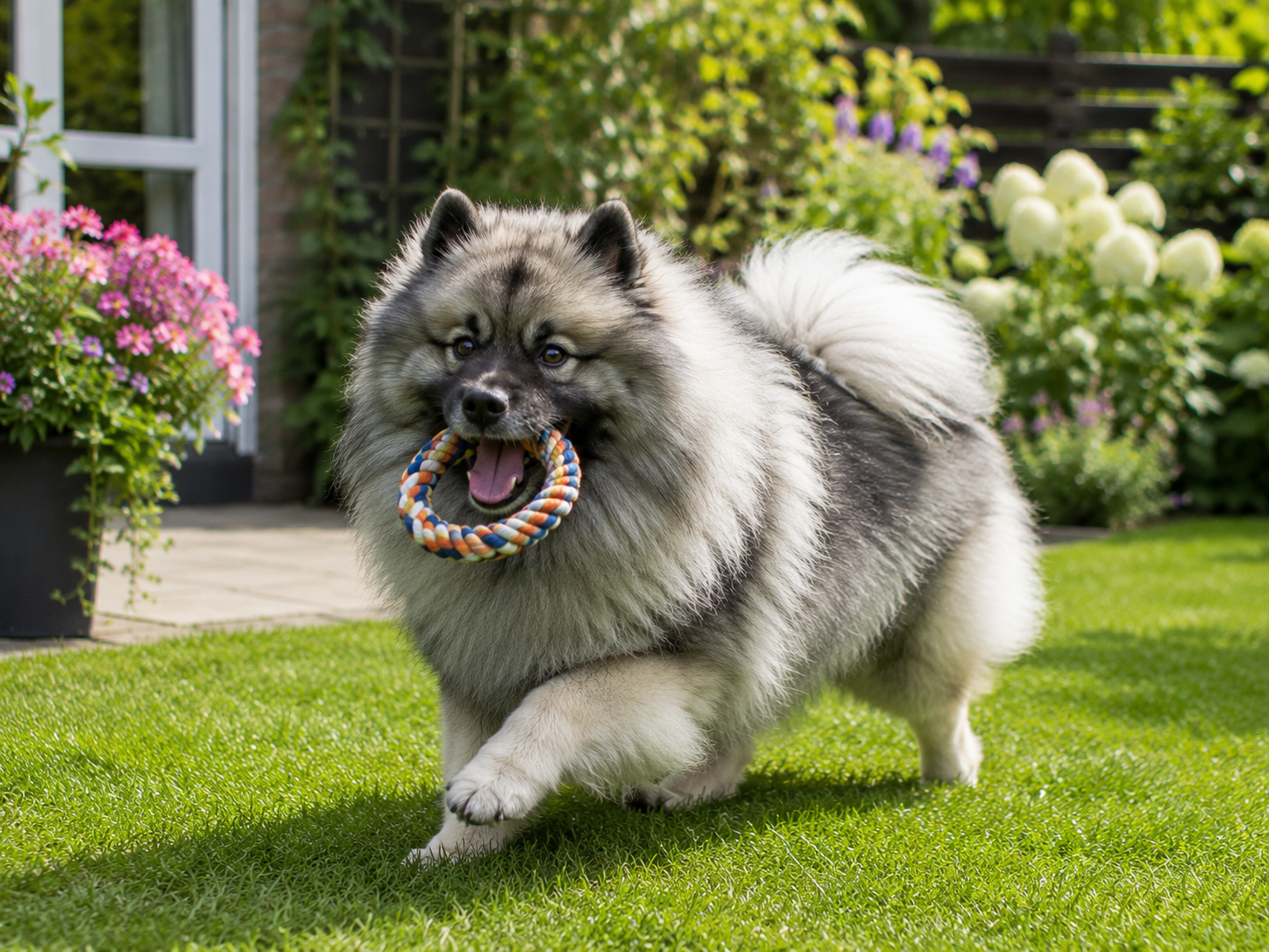 Keeshond (wolfspitz): raceguide – temperament, pleje, motion og sundhed