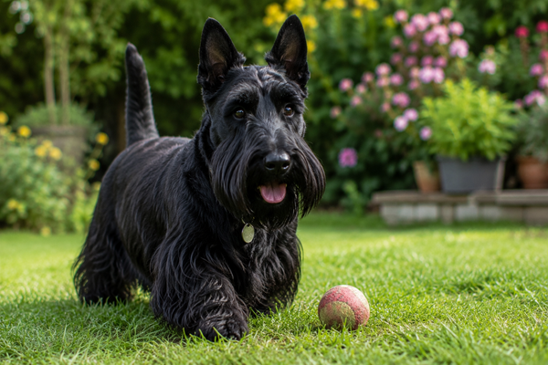 Skotsk Terrier: raceguide – temperament, pleje, motion og sundhed