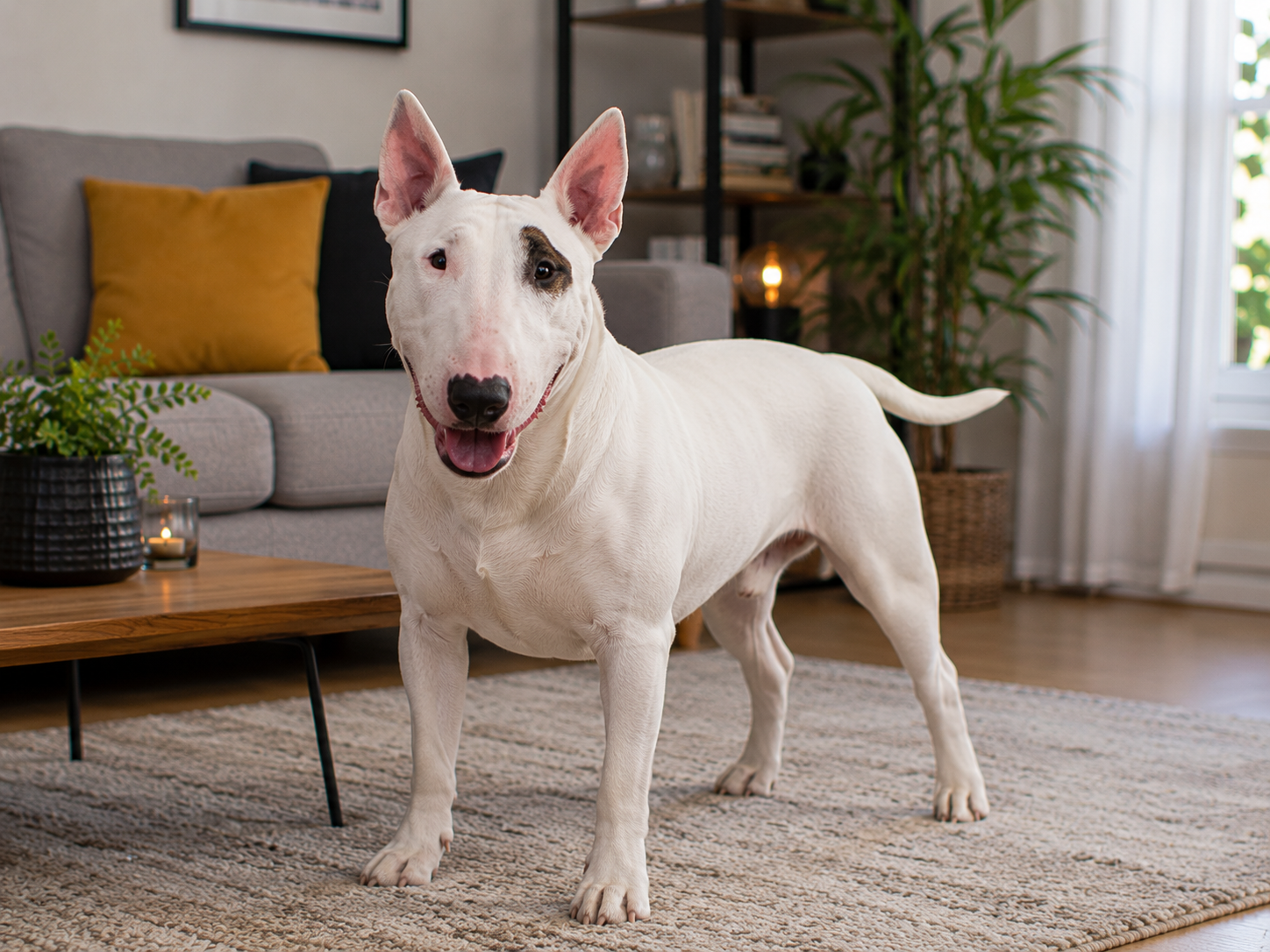 Bull Terrier: raceguide – temperament, pleje, motion og sundhed