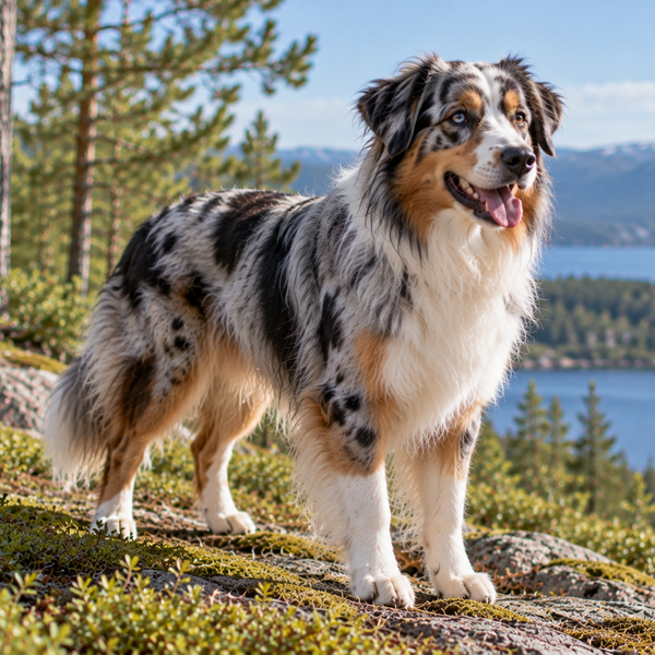 Australian Shepherd: raceguide – temperament, pleje, motion og sundhed