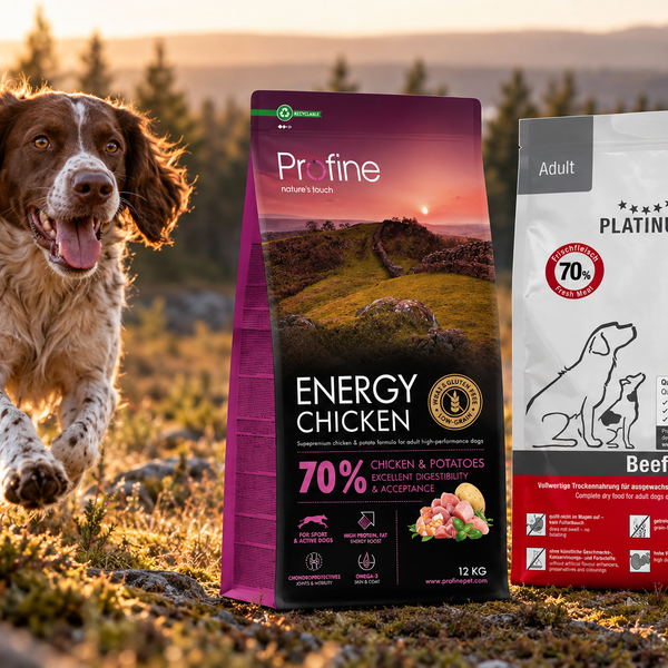 Hundefoder til aktive hunde: jagt, sport og arbejde