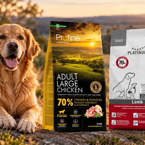 Bedste hundefoder til store hunde og store racer