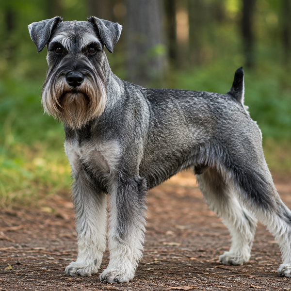 Mellemschnauzer: raceguide – temperament, pleje, motion og sundhed