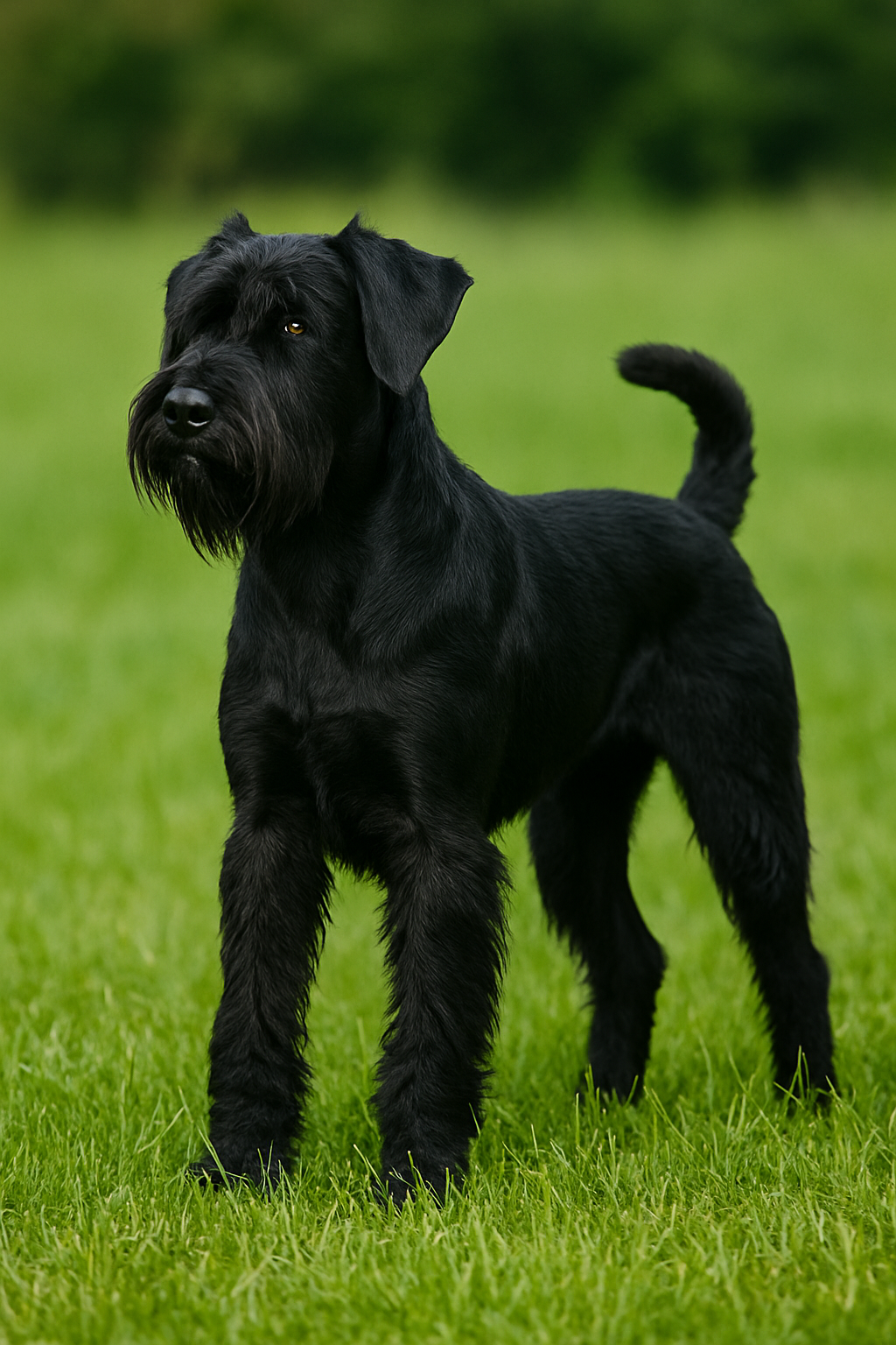 Riesen Schnauzer: raceguide – temperament, pleje, motion og sundhed