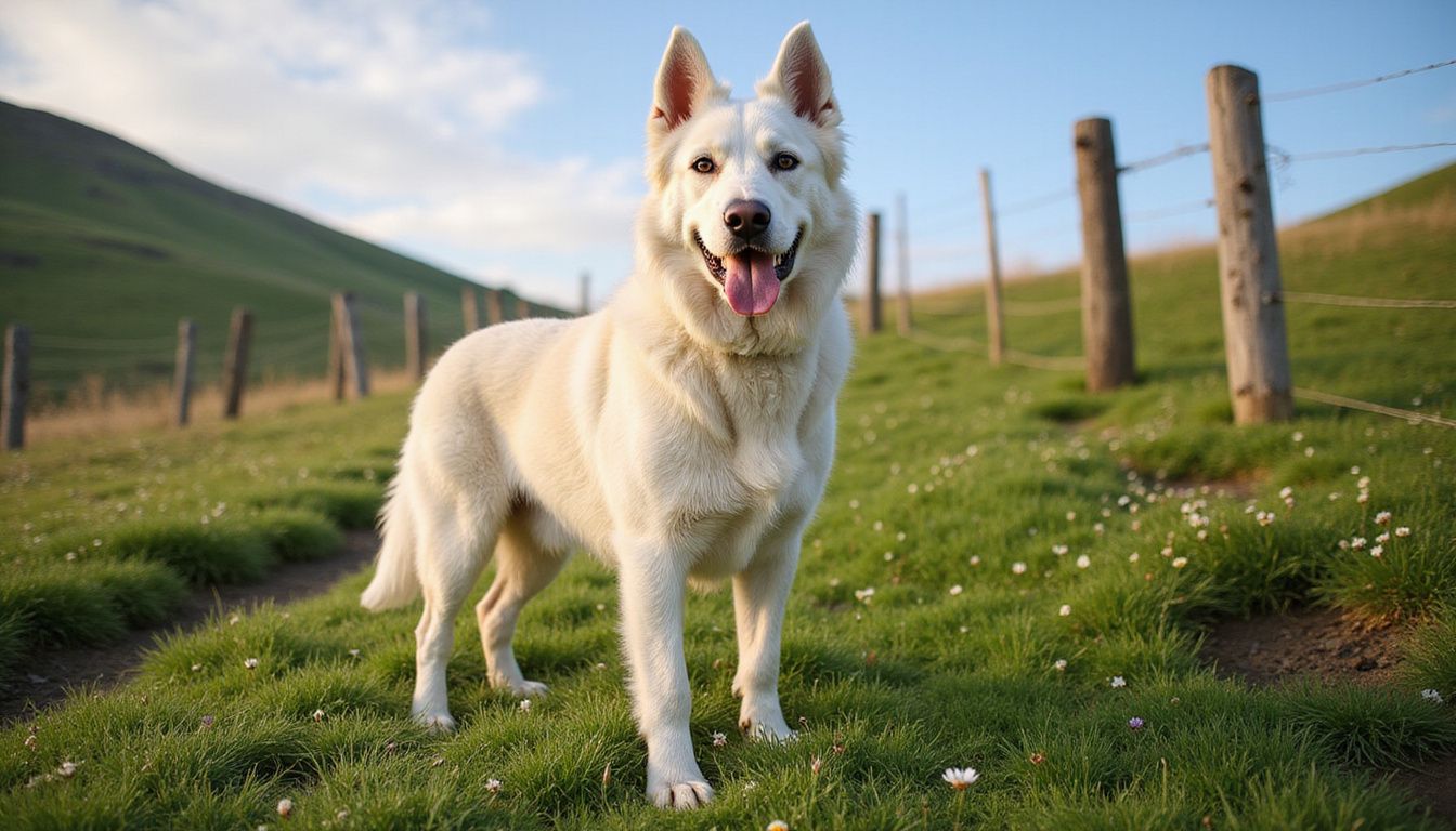 Hvid Schweizerhyrdehund: raceguide – temperament, pleje, motion og sundhed