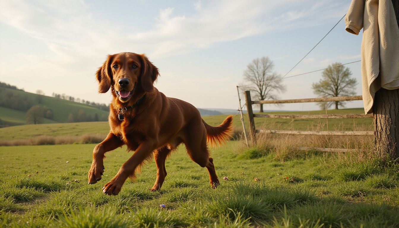 Irsk Setter: raceguide – temperament, pleje, motion og sundhed