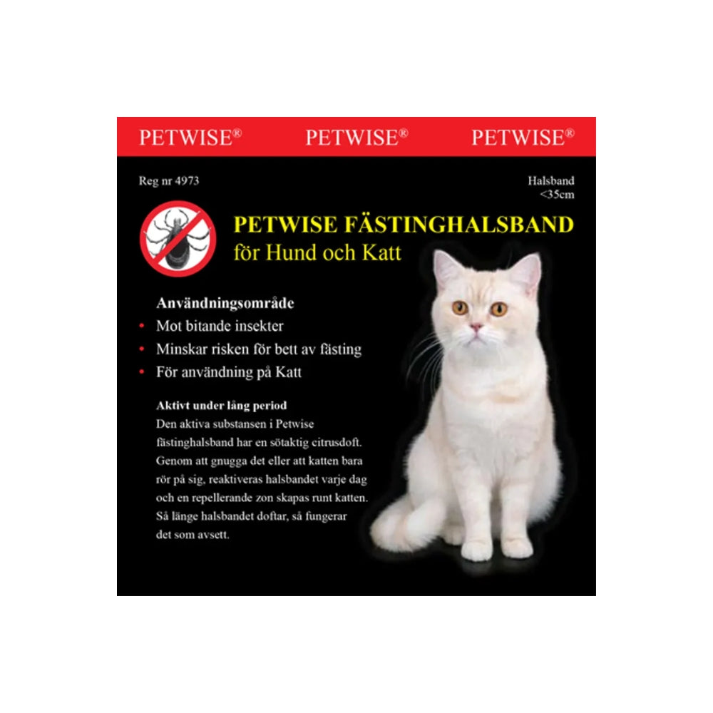Petwise Flåthalsbånd Kat