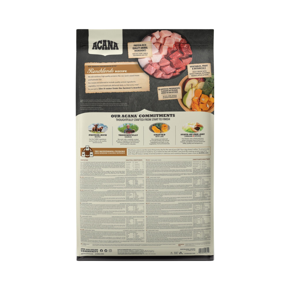 ACANA Highest Protein Dog Ranchlands 11,4kg