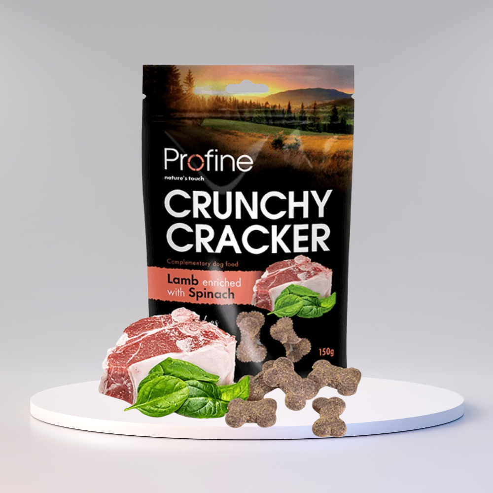 Profine Crunchy Cracker – Lam & Spinat, 200 g