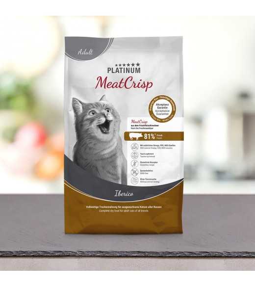 PLATINUM MeatCrisp Adult Iberico 3 kg – tørfoder til voksne katte