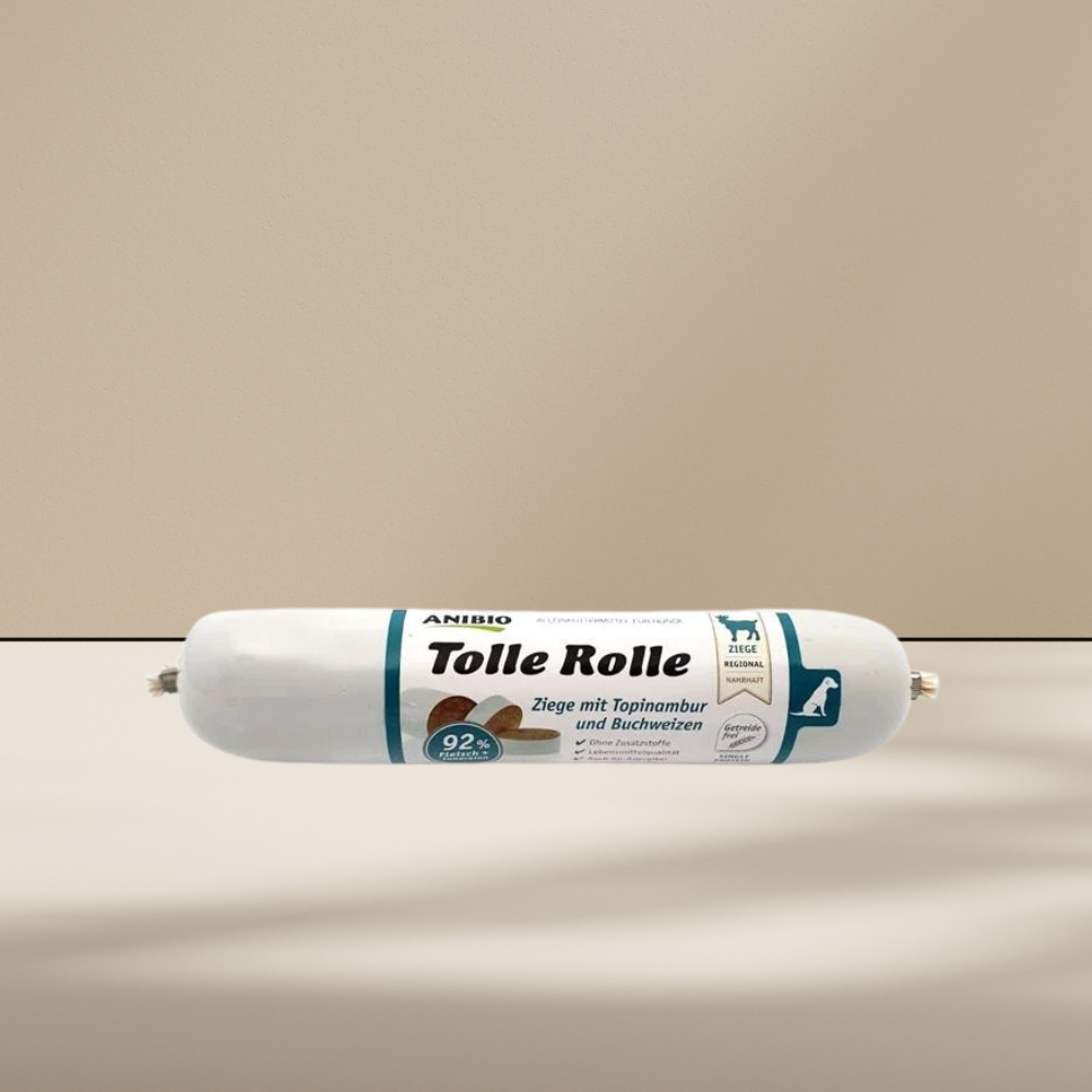Anibio Tolle Rolle Ged 400 g. Skærepølse 92% Kød