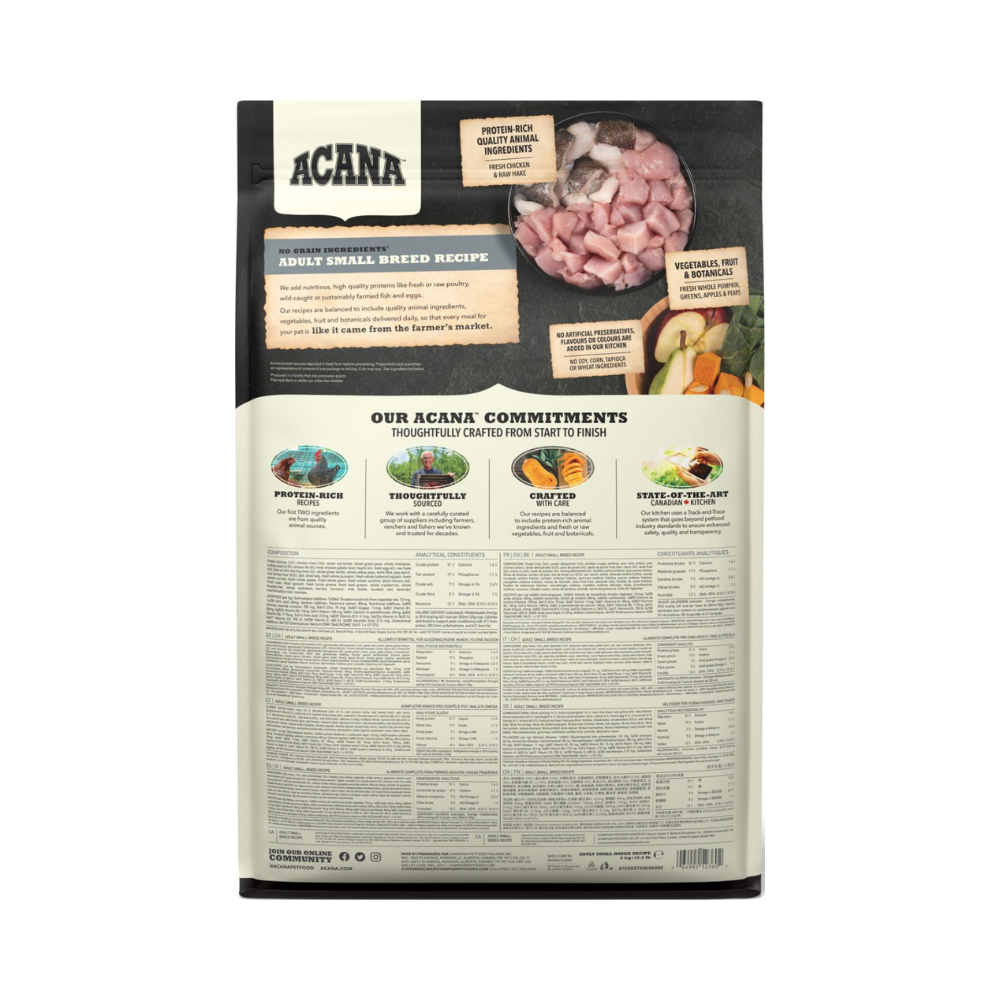 ACANA Dog Range Adult Small Breed 6kg