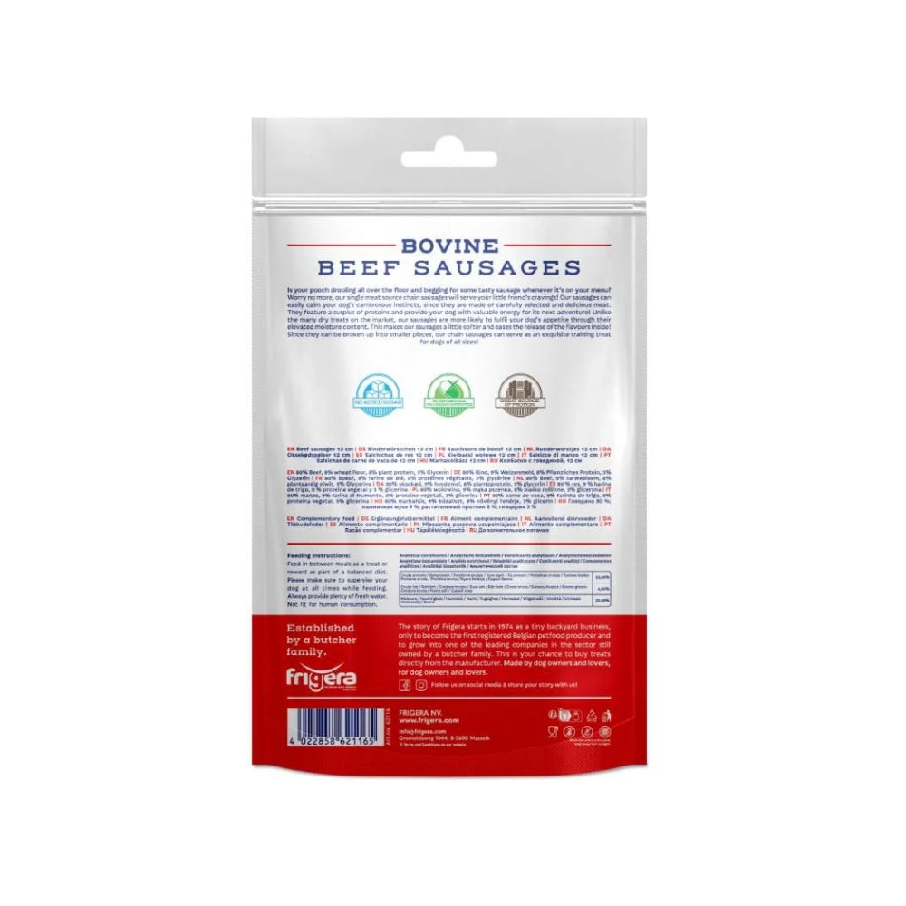 Natural Dog Chews Oksepølser 12cm, 5stk