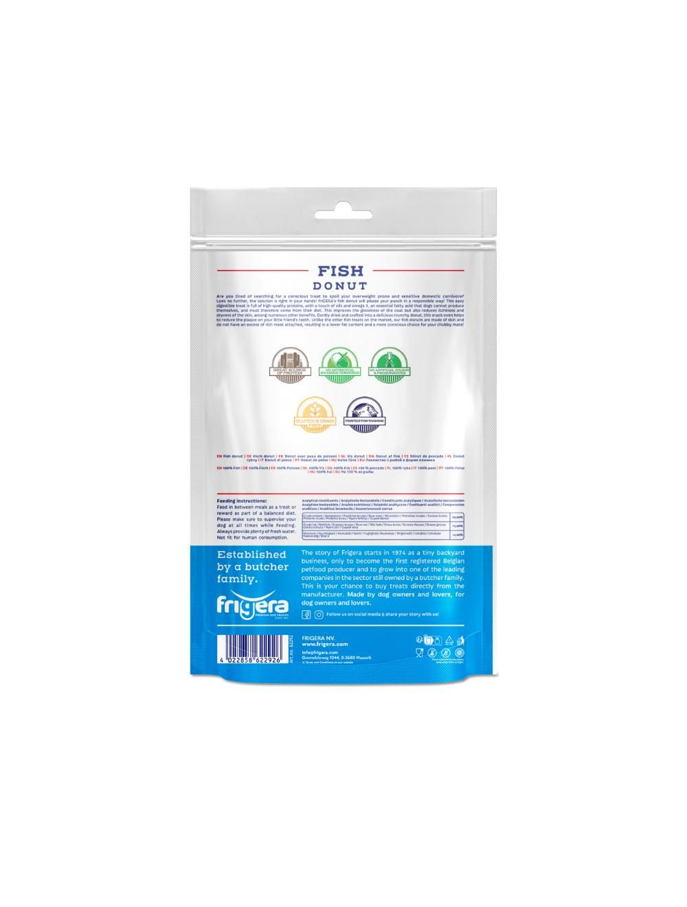 Natural Dog Chews Fiskedonut 2stk, 110g