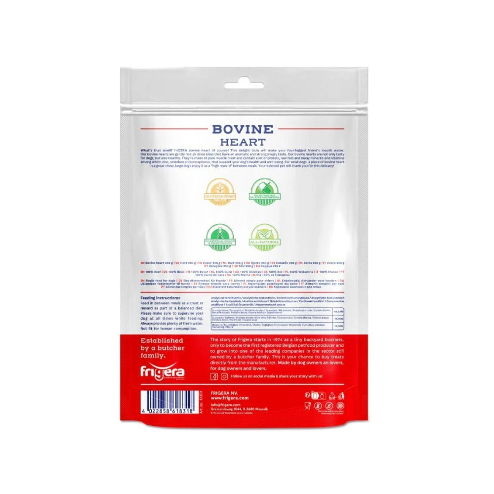 Natural Dog Chews Oksehjerter 250 g