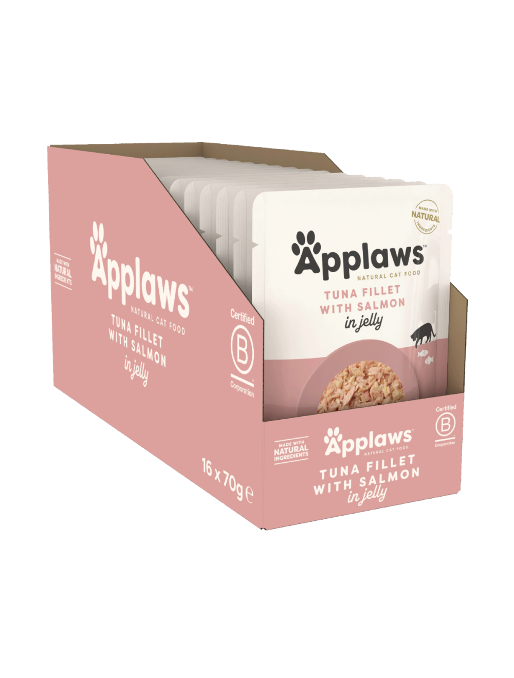 Applaws Tun & Laks 70g Gele Pose, Kat