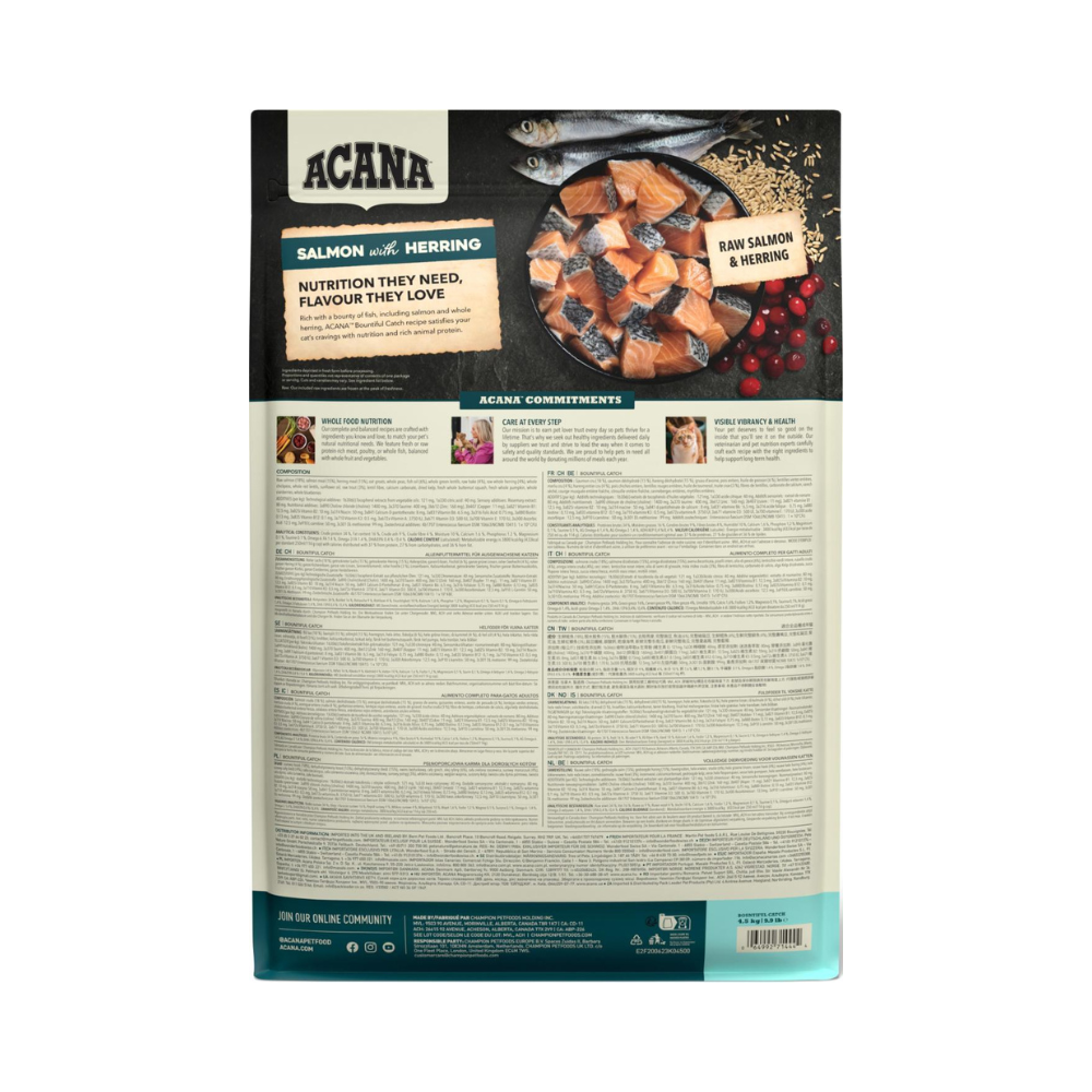 ACANA CAT Bountiful Catch 4,5kg