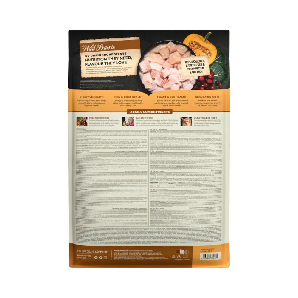ACANA CAT Highest Protein Wild Prairie 4,5kg